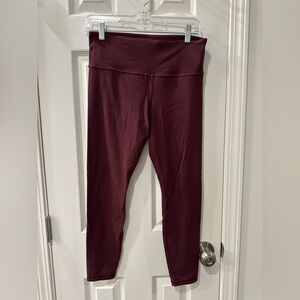 Athleta Maroon Elation Tights